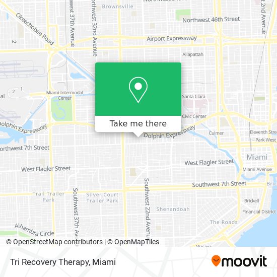 Tri Recovery Therapy map