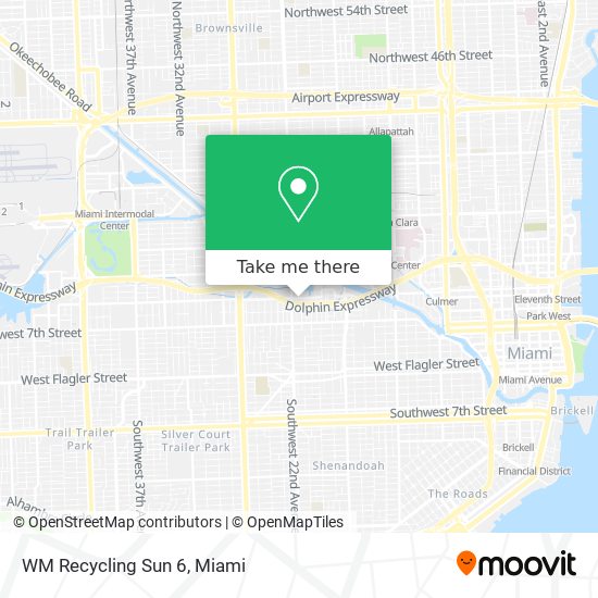 WM Recycling Sun 6 map