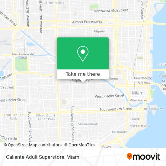 Caliente Adult Superstore map