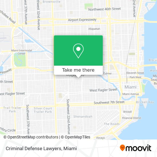 Criminal Defense Lawyers map