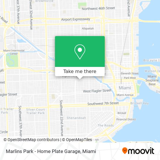 Marlins Park - Home Plate Garage map