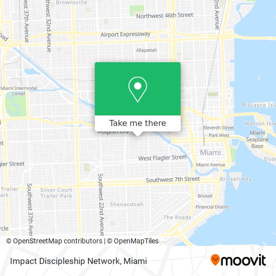 Mapa de Impact Discipleship Network