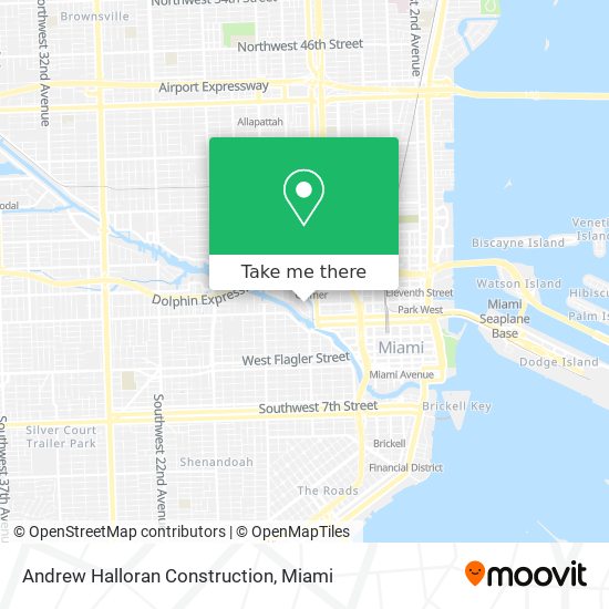 Andrew Halloran Construction map
