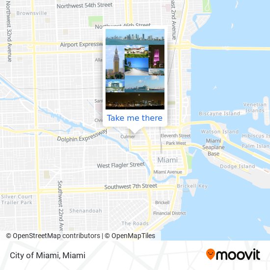 City of Miami map