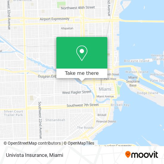 Univista Insurance map