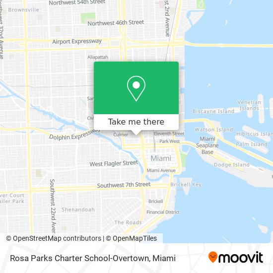 Mapa de Rosa Parks Charter School-Overtown