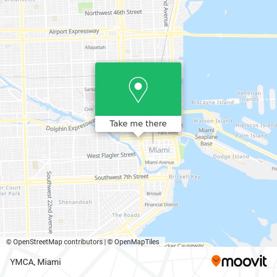 YMCA map