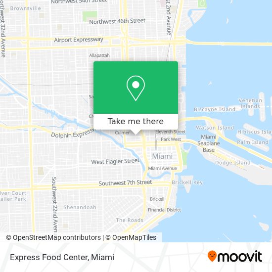 Mapa de Express Food Center