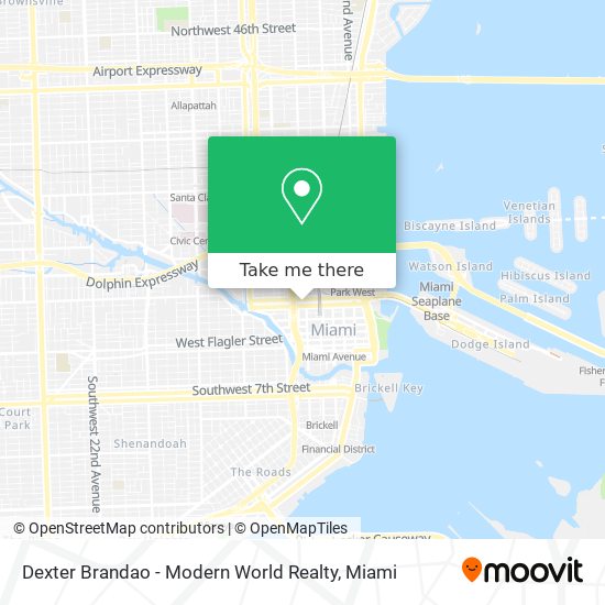 Dexter Brandao - Modern World Realty map