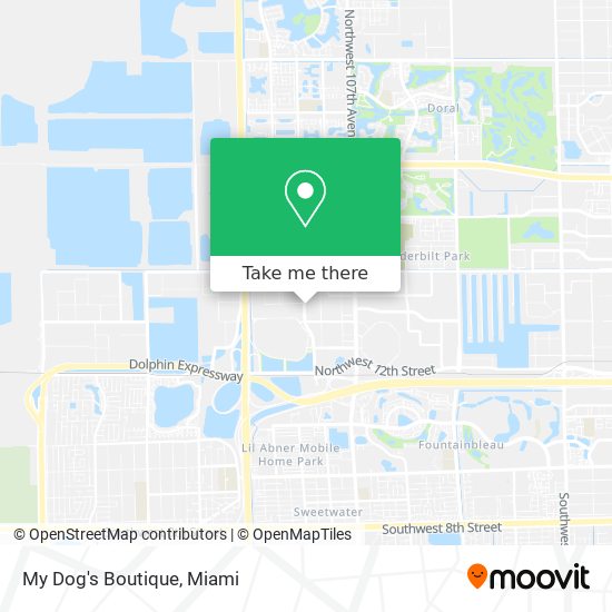 Mapa de My Dog's Boutique