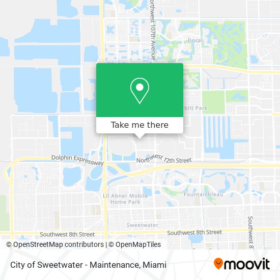 City of Sweetwater - Maintenance map