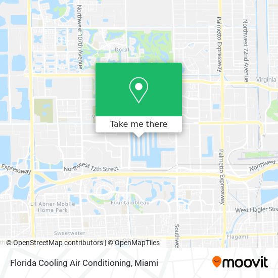 Florida Cooling Air Conditioning map