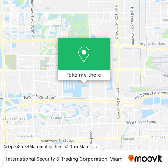International Security & Trading Corporation map