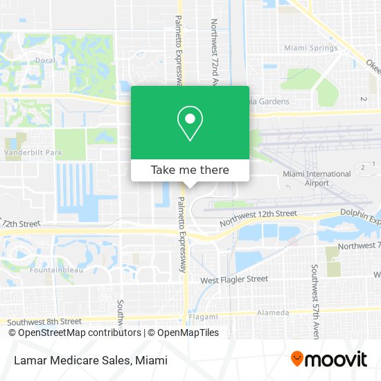 Lamar Medicare Sales map