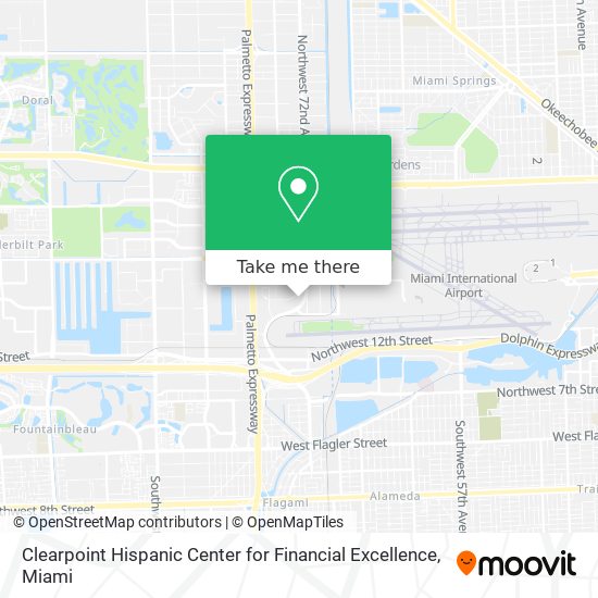 Mapa de Clearpoint Hispanic Center for Financial Excellence