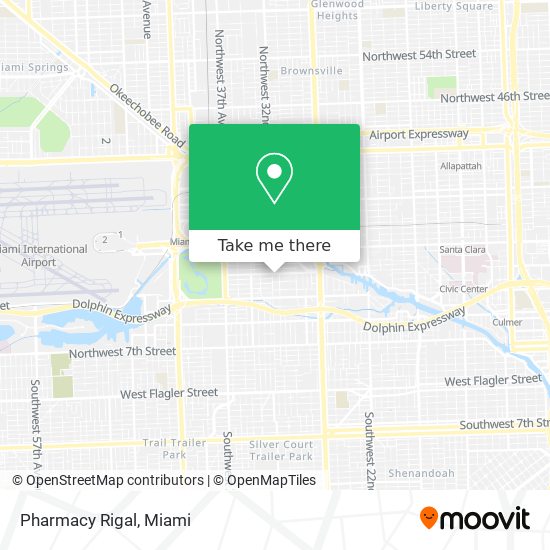 Pharmacy Rigal map