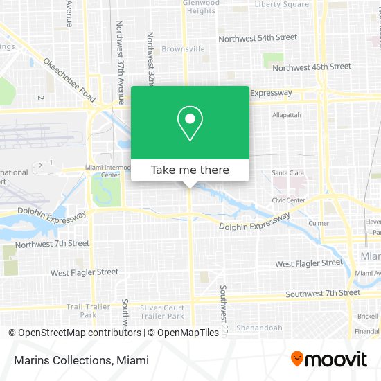 Marins Collections map