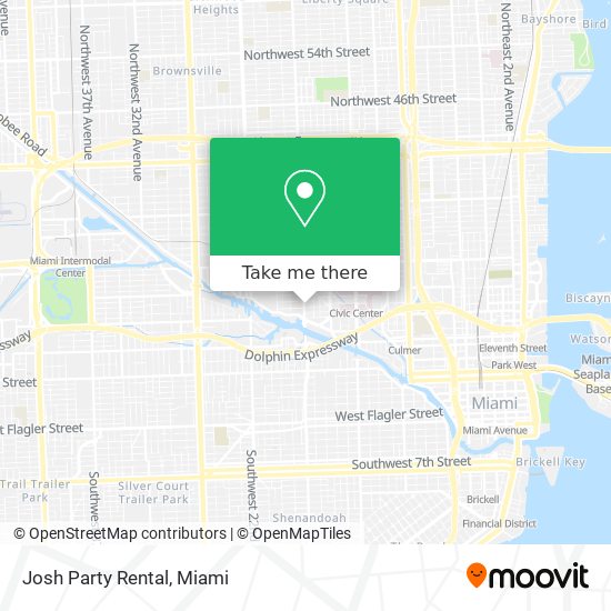 Mapa de Josh Party Rental