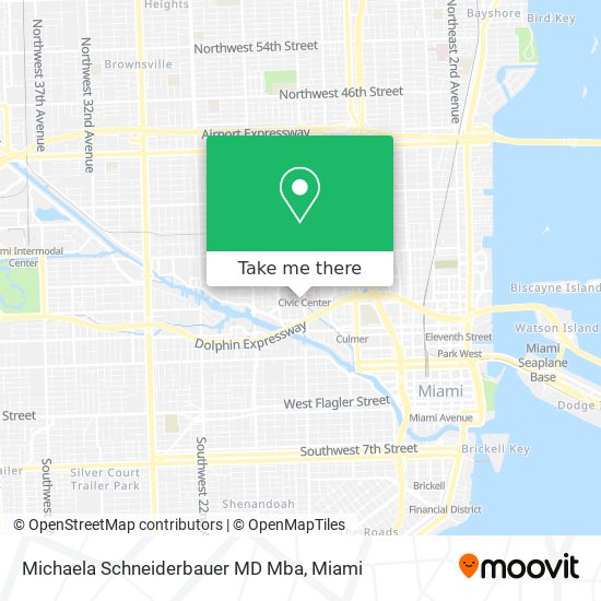 Michaela Schneiderbauer MD Mba map