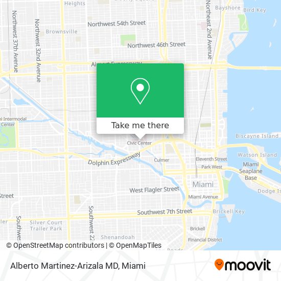 Alberto Martinez-Arizala MD map