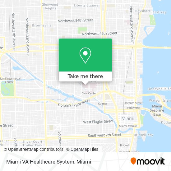 Miami VA Healthcare System map