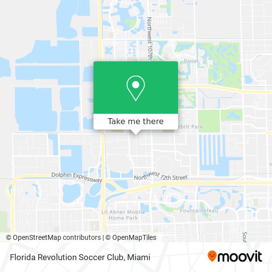 Mapa de Florida Revolution Soccer Club