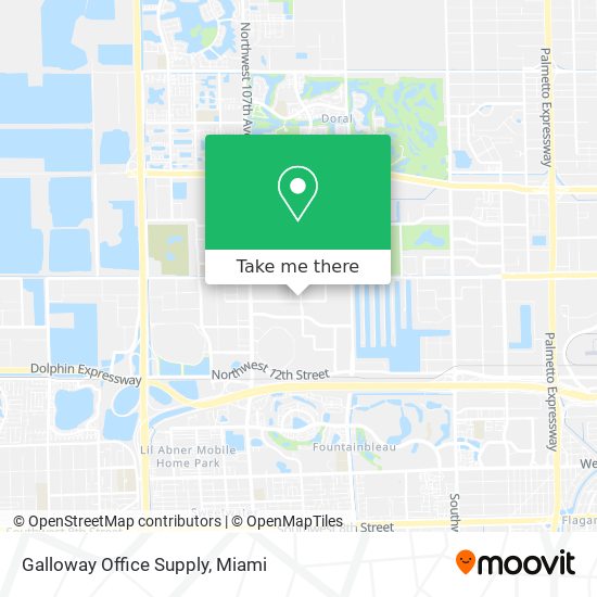 Mapa de Galloway Office Supply