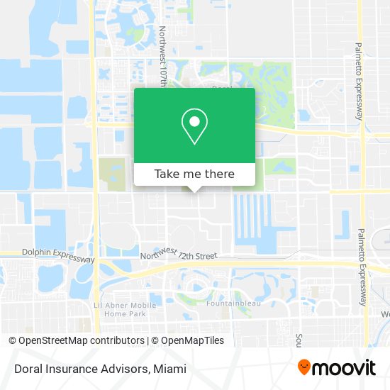 Mapa de Doral Insurance Advisors