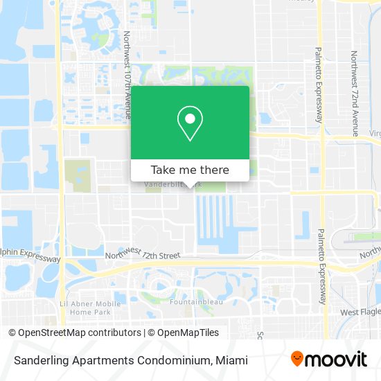 Mapa de Sanderling Apartments Condominium