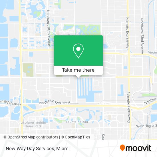 New Way Day Services map