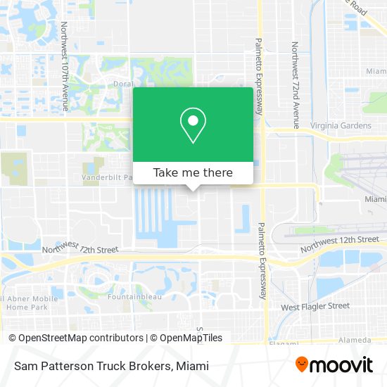 Sam Patterson Truck Brokers map