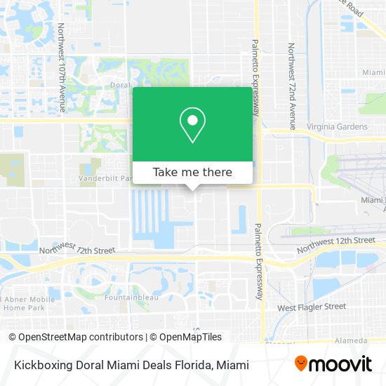 Mapa de Kickboxing Doral Miami Deals Florida