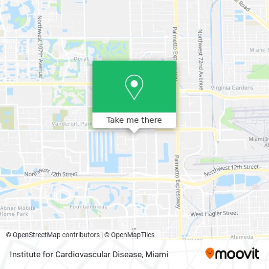 Institute for Cardiovascular Disease map