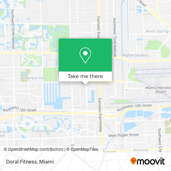 Doral Fitness map