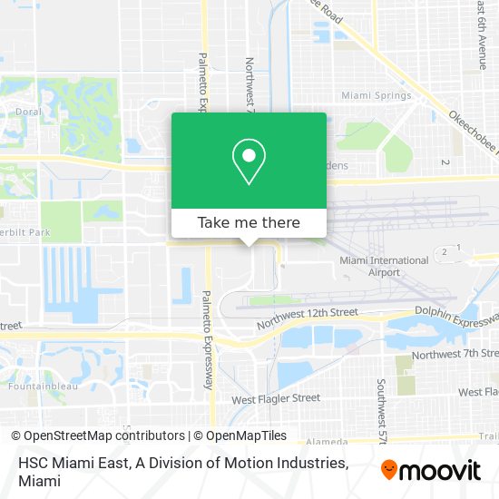 HSC Miami East, A Division of Motion Industries map