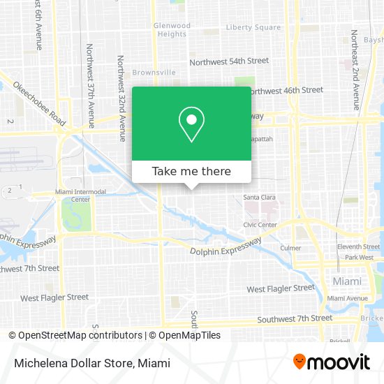 Michelena Dollar Store map