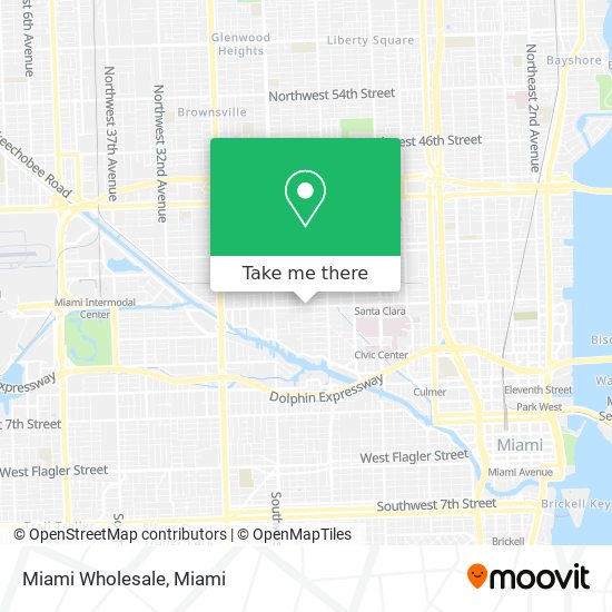 Mapa de Miami Wholesale