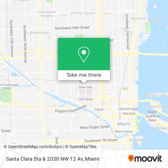 Mapa de Santa Clara Sta & 2050 NW 12 Av