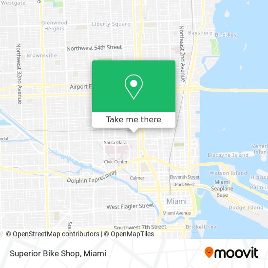 Mapa de Superior Bike Shop