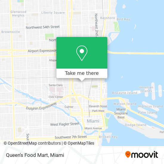 Queen's Food Mart map