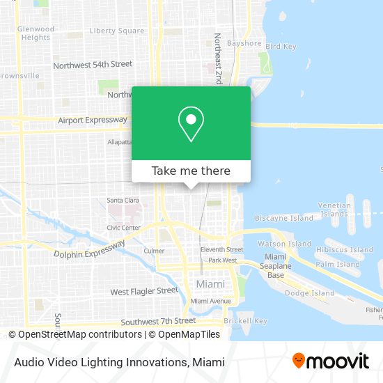 Audio Video Lighting Innovations map