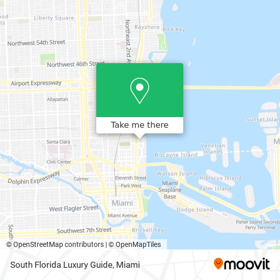Mapa de South Florida Luxury Guide