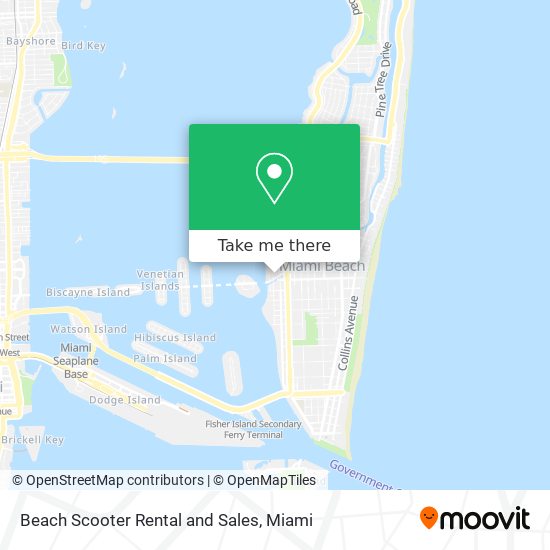 Mapa de Beach Scooter Rental and Sales