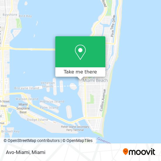 Mapa de Avo-Miami