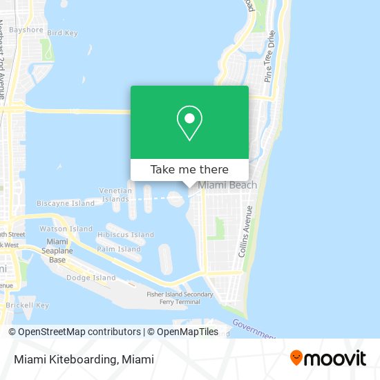 Miami Kiteboarding map