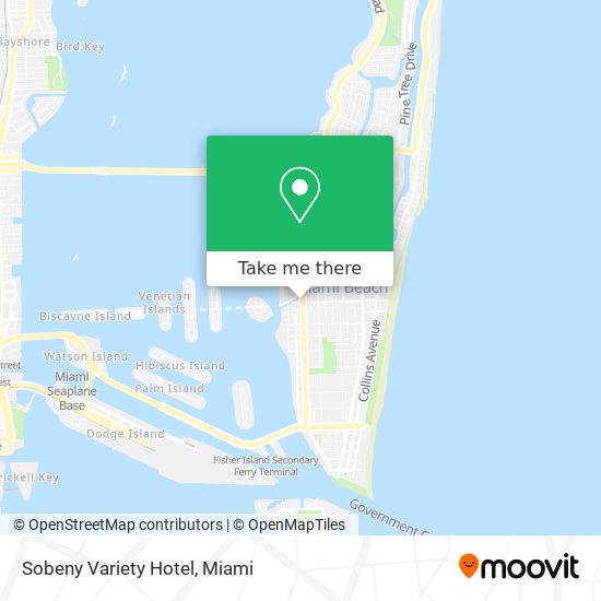 Mapa de Sobeny Variety Hotel