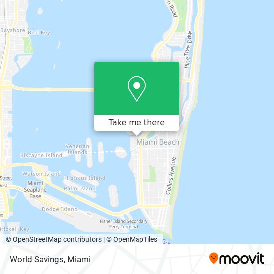 Mapa de World Savings