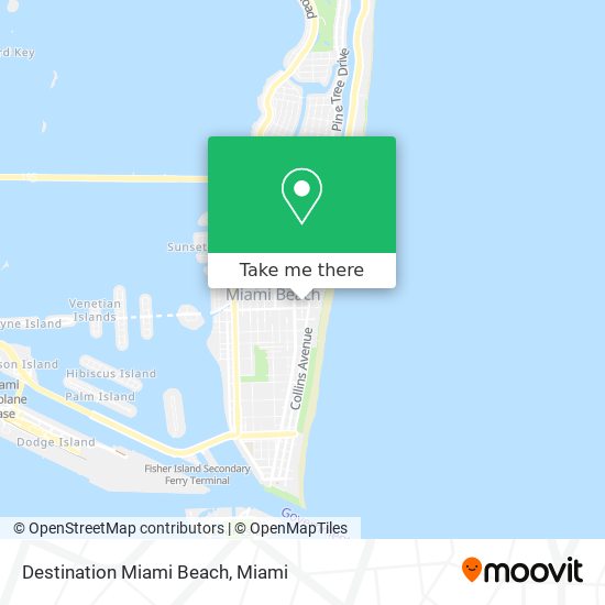 Destination Miami Beach map