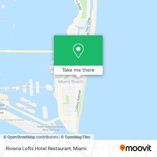 Rivieria Lofts Hotel Restaurant map
