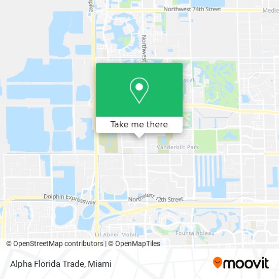 Alpha Florida Trade map